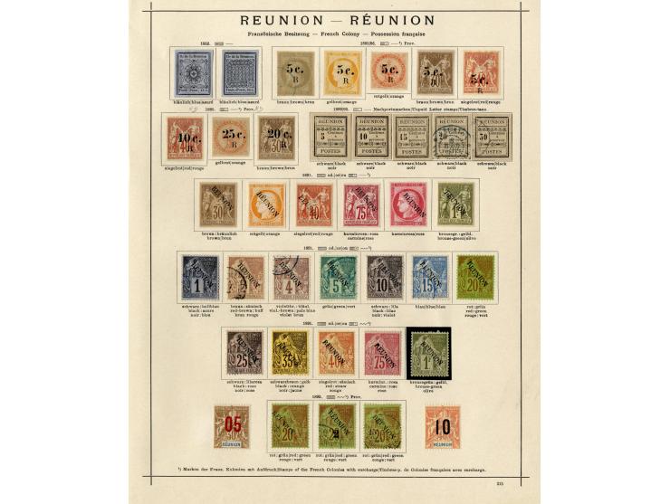 1885/1915 (ca.), ungebrauchte und gestempelte alte Sammlung mit vielen besseren Werten und kpl. Ausgaben, einiges etwas hafte