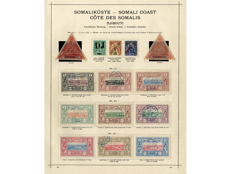 1885/1915 (ca.), ungebrauchte und gestempelte alte Sammlung mit vielen besseren Werten und kpl. Ausgaben, einiges etwas hafte