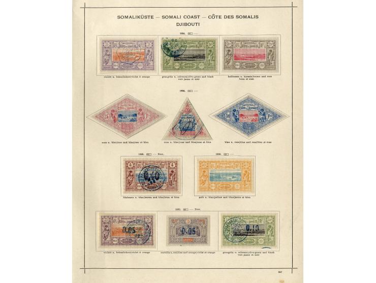 1885/1915 (ca.), ungebrauchte und gestempelte alte Sammlung mit vielen besseren Werten und kpl. Ausgaben, einiges etwas hafte