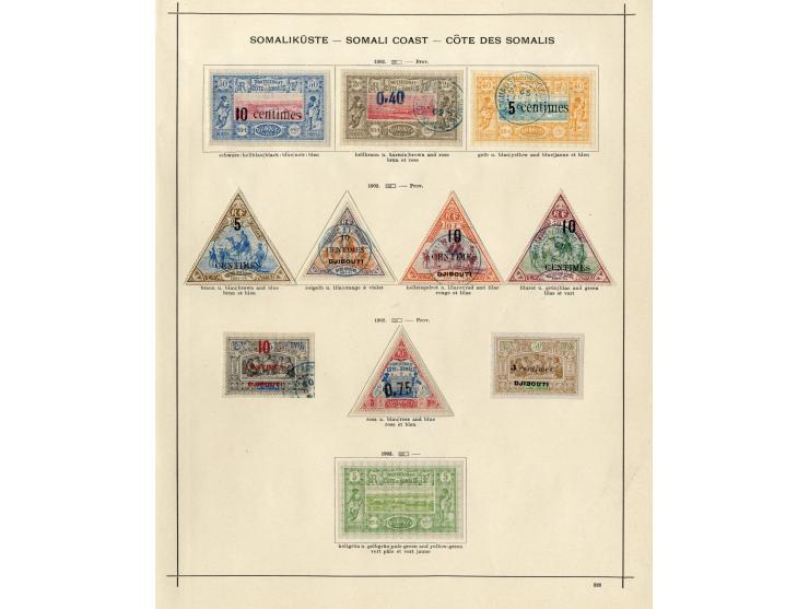 1885/1915 (ca.), ungebrauchte und gestempelte alte Sammlung mit vielen besseren Werten und kpl. Ausgaben, einiges etwas hafte