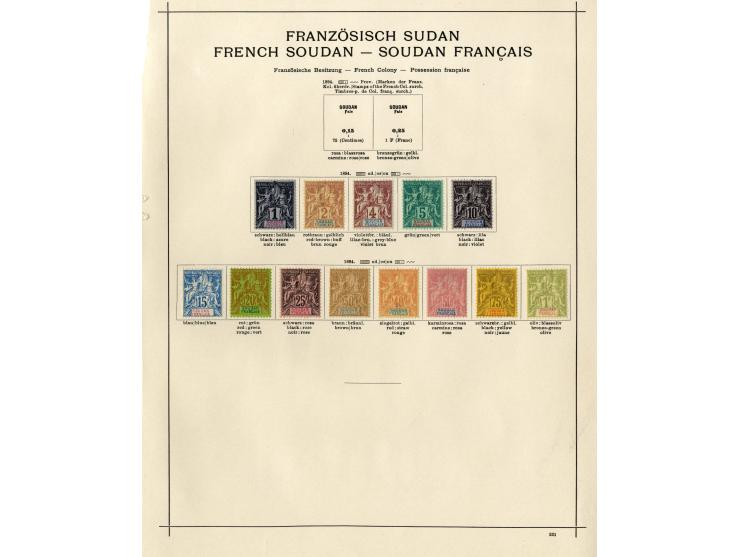 1885/1915 (ca.), ungebrauchte und gestempelte alte Sammlung mit vielen besseren Werten und kpl. Ausgaben, einiges etwas hafte