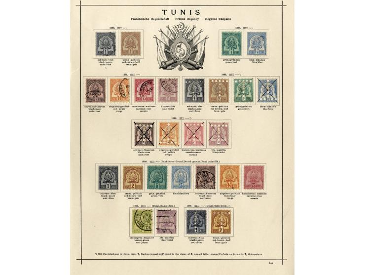 1885/1915 (ca.), ungebrauchte und gestempelte alte Sammlung mit vielen besseren Werten und kpl. Ausgaben, einiges etwas hafte