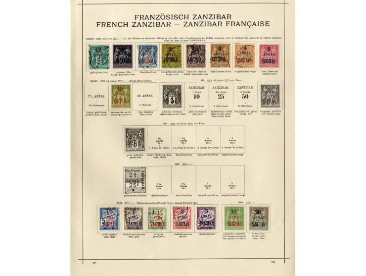 1885/1915 (ca.), ungebrauchte und gestempelte alte Sammlung mit vielen besseren Werten und kpl. Ausgaben, einiges etwas hafte