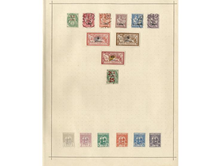 1885/1915 (ca.), ungebrauchte und gestempelte alte Sammlung mit vielen besseren Werten und kpl. Ausgaben, einiges etwas hafte