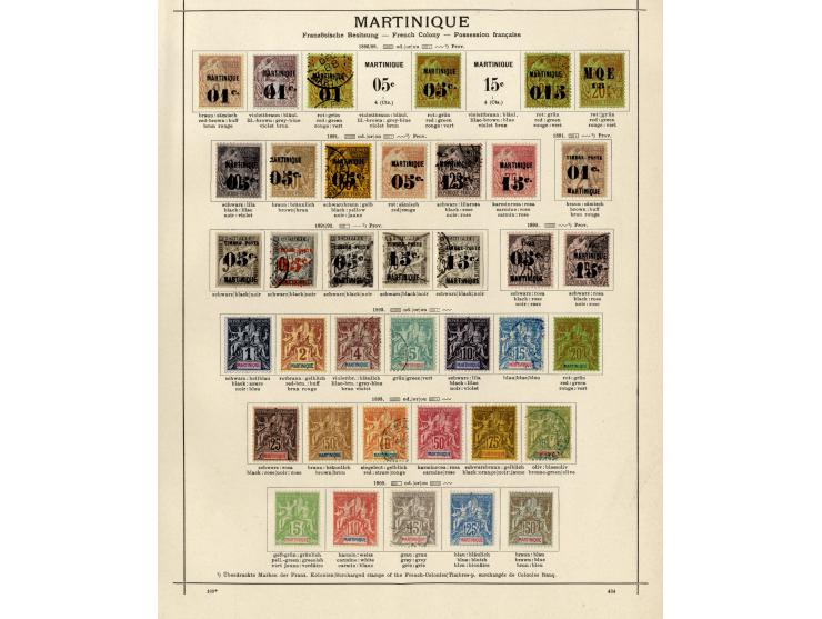 1885/1915 (ca.), ungebrauchte und gestempelte alte Sammlung mit vielen besseren Werten und kpl. Ausgaben, einiges etwas hafte