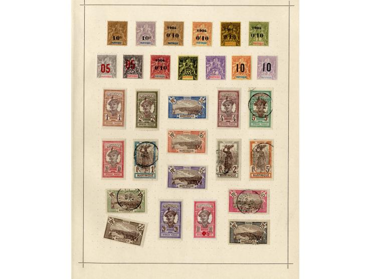 1885/1915 (ca.), ungebrauchte und gestempelte alte Sammlung mit vielen besseren Werten und kpl. Ausgaben, einiges etwas hafte