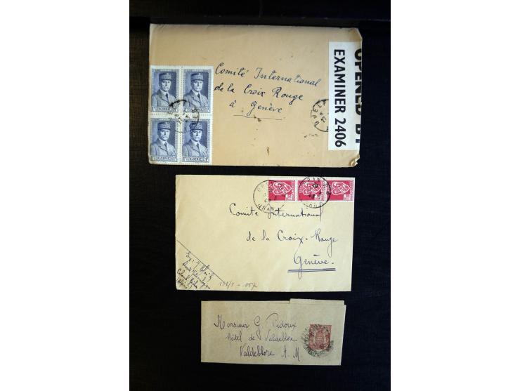 1888/1970 (ca.), einige hundert Briefe, Karten und Ganzsachen inkl. Monako mit vielen interessanten Frankaturen und Stempeln,