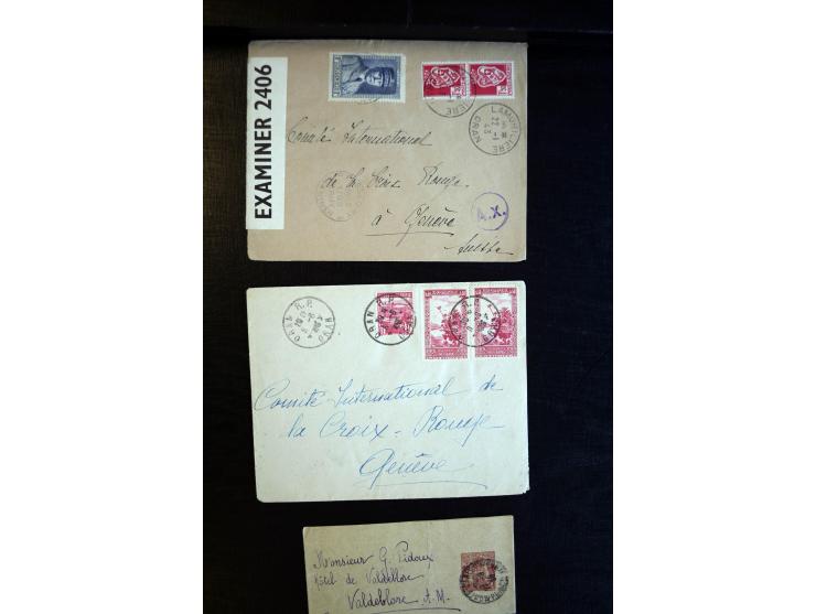 1888/1970 (ca.), einige hundert Briefe, Karten und Ganzsachen inkl. Monako mit vielen interessanten Frankaturen und Stempeln,