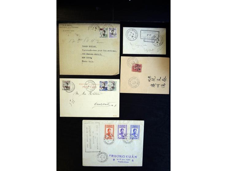 1888/1970 (ca.), einige hundert Briefe, Karten und Ganzsachen inkl. Monako mit vielen interessanten Frankaturen und Stempeln,