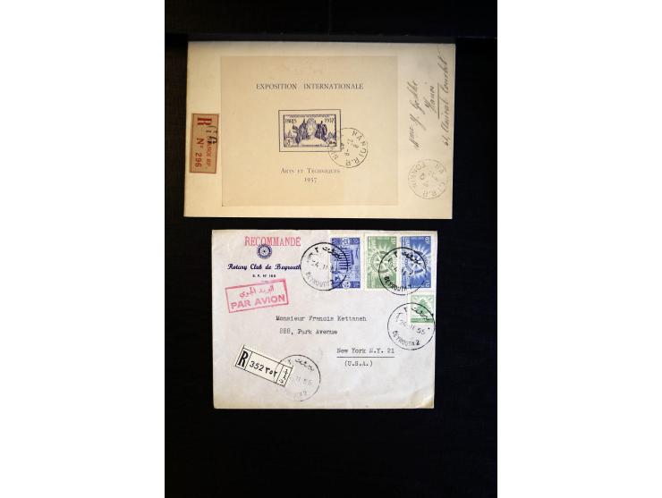 1888/1970 (ca.), einige hundert Briefe, Karten und Ganzsachen inkl. Monako mit vielen interessanten Frankaturen und Stempeln,