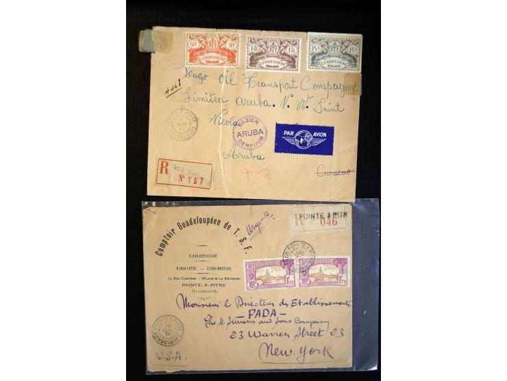 1888/1970 (ca.), einige hundert Briefe, Karten und Ganzsachen inkl. Monako mit vielen interessanten Frankaturen und Stempeln,