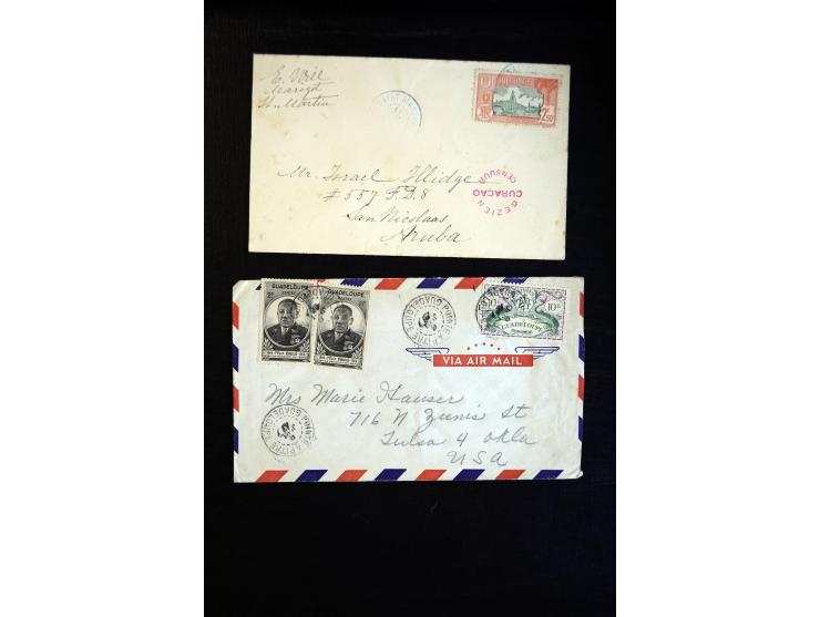 1888/1970 (ca.), einige hundert Briefe, Karten und Ganzsachen inkl. Monako mit vielen interessanten Frankaturen und Stempeln,
