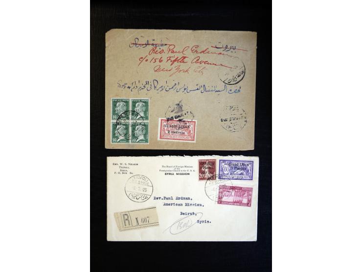 1888/1970 (ca.), einige hundert Briefe, Karten und Ganzsachen inkl. Monako mit vielen interessanten Frankaturen und Stempeln,