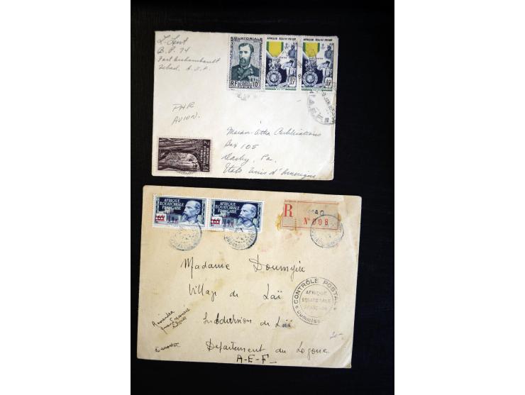 1888/1970 (ca.), einige hundert Briefe, Karten und Ganzsachen inkl. Monako mit vielen interessanten Frankaturen und Stempeln,