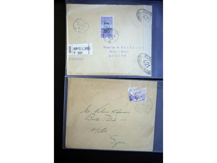 1888/1970 (ca.), einige hundert Briefe, Karten und Ganzsachen inkl. Monako mit vielen interessanten Frankaturen und Stempeln,