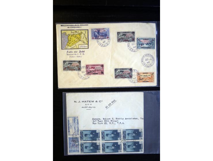 1888/1970 (ca.), einige hundert Briefe, Karten und Ganzsachen inkl. Monako mit vielen interessanten Frankaturen und Stempeln,