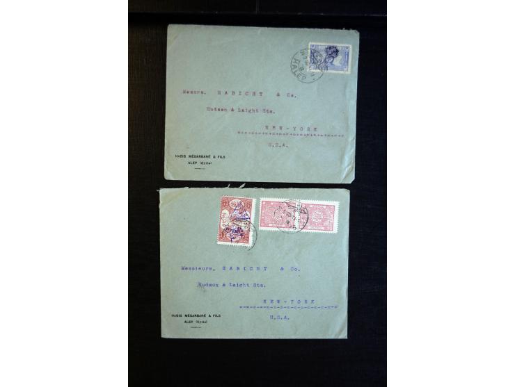 1888/1970 (ca.), einige hundert Briefe, Karten und Ganzsachen inkl. Monako mit vielen interessanten Frankaturen und Stempeln,