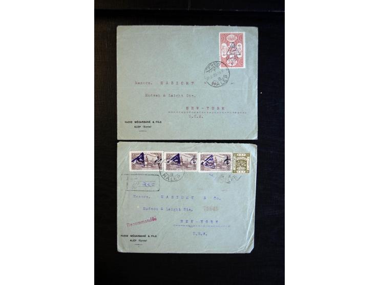 1888/1970 (ca.), einige hundert Briefe, Karten und Ganzsachen inkl. Monako mit vielen interessanten Frankaturen und Stempeln,