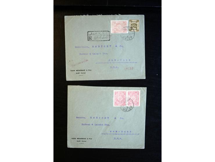 1888/1970 (ca.), einige hundert Briefe, Karten und Ganzsachen inkl. Monako mit vielen interessanten Frankaturen und Stempeln,