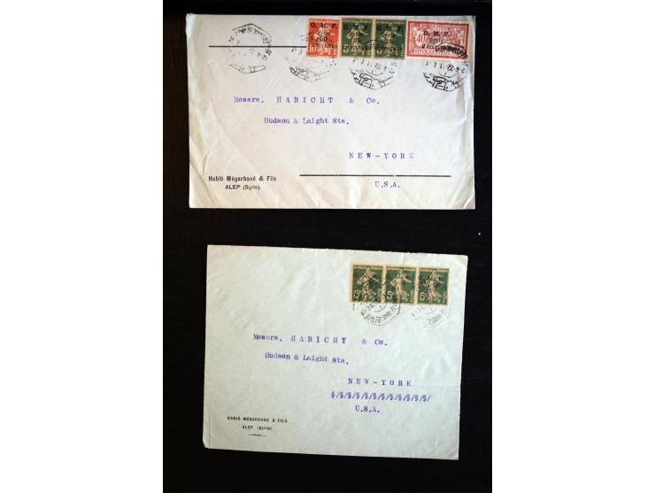 1888/1970 (ca.), einige hundert Briefe, Karten und Ganzsachen inkl. Monako mit vielen interessanten Frankaturen und Stempeln,