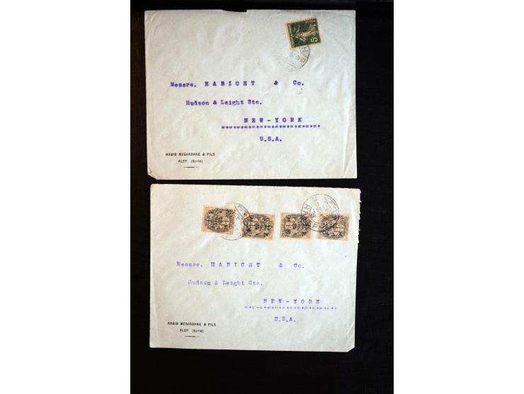 1888/1970 (ca.), einige hundert Briefe, Karten und Ganzsachen inkl. Monako mit vielen interessanten Frankaturen und Stempeln,