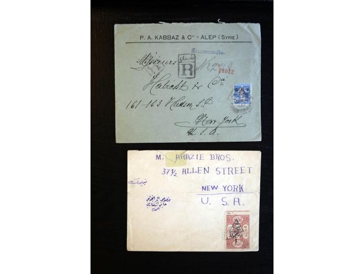 1888/1970 (ca.), einige hundert Briefe, Karten und Ganzsachen inkl. Monako mit vielen interessanten Frankaturen und Stempeln,