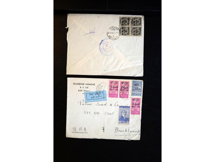 1888/1970 (ca.), einige hundert Briefe, Karten und Ganzsachen inkl. Monako mit vielen interessanten Frankaturen und Stempeln,