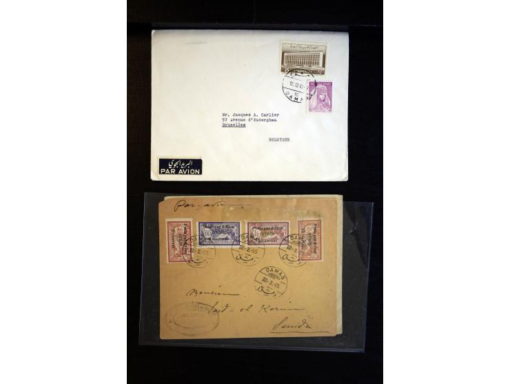 1888/1970 (ca.), einige hundert Briefe, Karten und Ganzsachen inkl. Monako mit vielen interessanten Frankaturen und Stempeln,