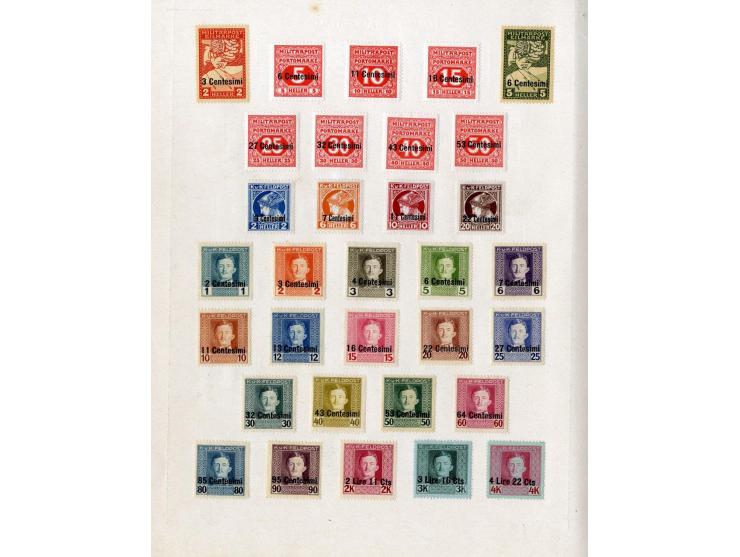 1850/1915 (ca.), ungebrauchte und gestempelte alte Sammlung mit Ital. Staaten und San Marino; einige fehlerhaft bzw. haftend