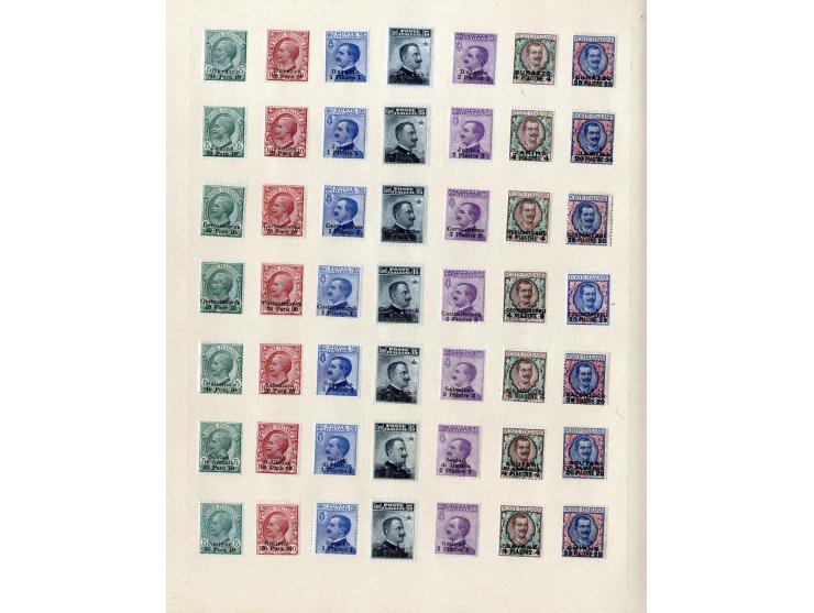 1850/1915 (ca.), ungebrauchte und gestempelte alte Sammlung mit Ital. Staaten und San Marino; einige fehlerhaft bzw. haftend