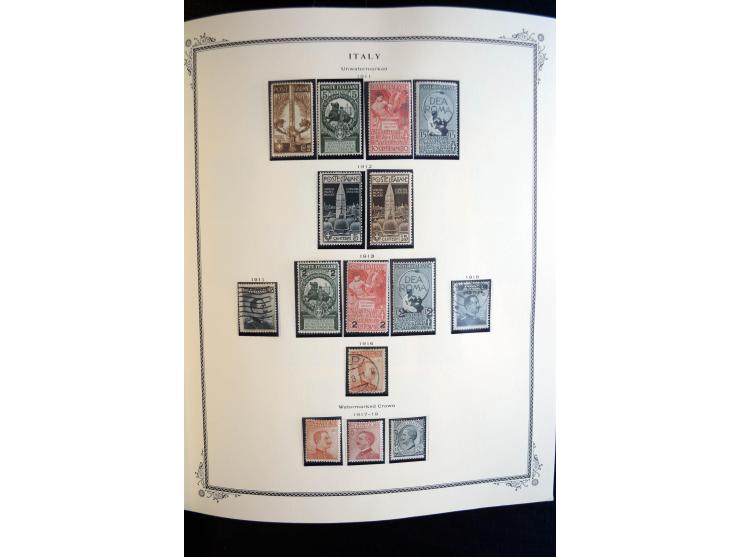 1862/1971, postfrische, ungebrauchte und gestempelte Sammlung, dazu Ägäische Inseln, Fiume, Triest A etc., im Scott-Album