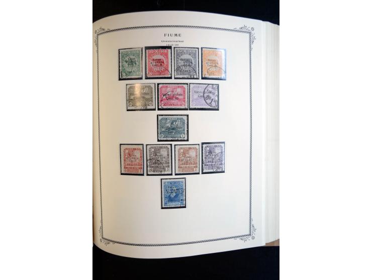 1862/1971, postfrische, ungebrauchte und gestempelte Sammlung, dazu Ägäische Inseln, Fiume, Triest A etc., im Scott-Album