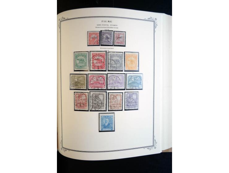 1862/1971, postfrische, ungebrauchte und gestempelte Sammlung, dazu Ägäische Inseln, Fiume, Triest A etc., im Scott-Album
