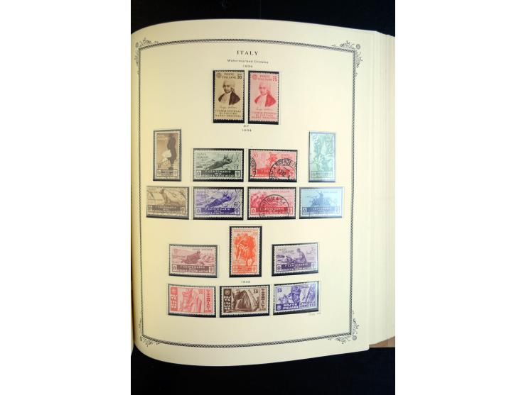1862/1971, postfrische, ungebrauchte und gestempelte Sammlung, dazu Ägäische Inseln, Fiume, Triest A etc., im Scott-Album