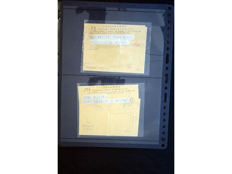 1919/67, Sammlung Briefe und Karten, viel Äthiopien und Eritrea, dabei Mischfrankaturen mit beiden Ländern, Feldpoststempel, 