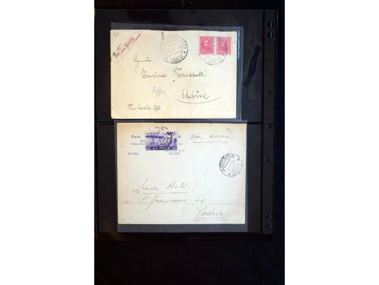 1919/67, Sammlung Briefe und Karten, viel Äthiopien und Eritrea, dabei Mischfrankaturen mit beiden Ländern, Feldpoststempel, 
