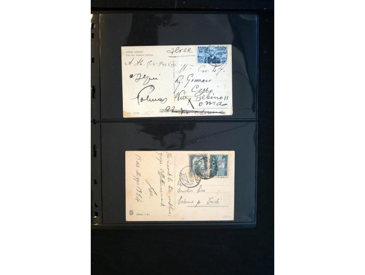 1919/67, Sammlung Briefe und Karten, viel Äthiopien und Eritrea, dabei Mischfrankaturen mit beiden Ländern, Feldpoststempel, 