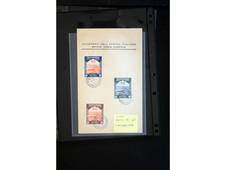 1919/67, Sammlung Briefe und Karten, viel Äthiopien und Eritrea, dabei Mischfrankaturen mit beiden Ländern, Feldpoststempel, 
