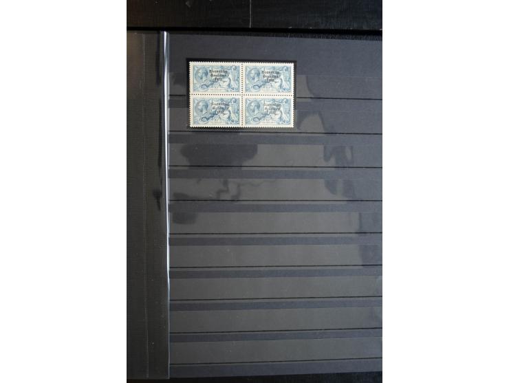 1922/28, Collection of overprints with low values complete incl. ½ d. Dollard with red overprint x2, then various Seahorses i