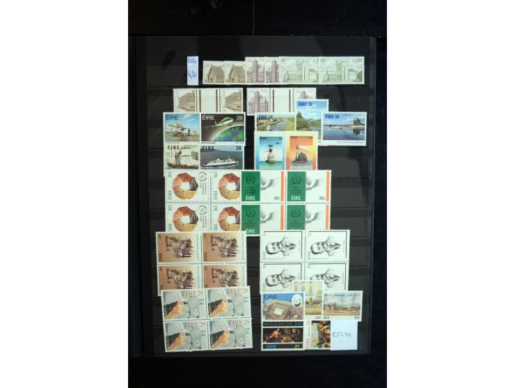 1922/2000, postfrische und ungebrauchte Sammlung mit u.a. Mi.-Nr. 9-11, 37-39 (3), A-C61, 62-64 etc.