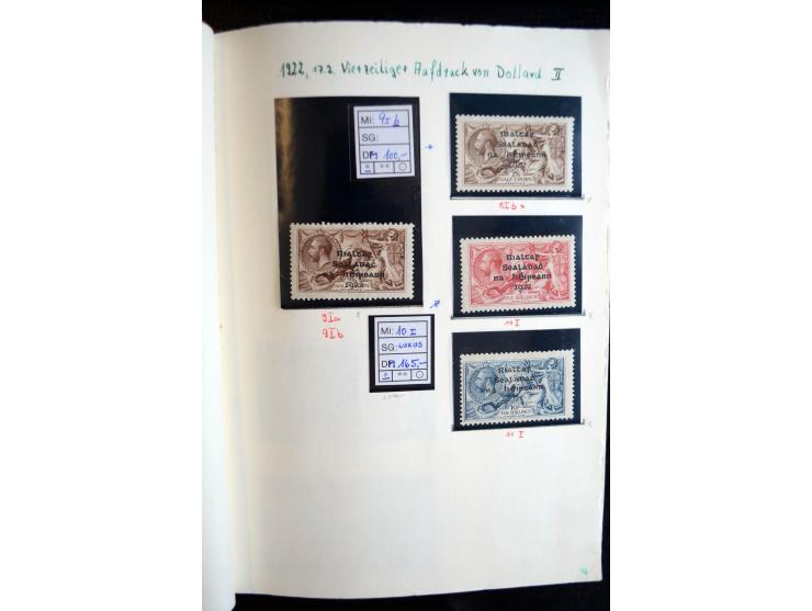 1922/1948, interessante gestempelte und ungebrauchte/postfrische Sammlung mit einigen besseren und kompletten Ausgaben sowie 