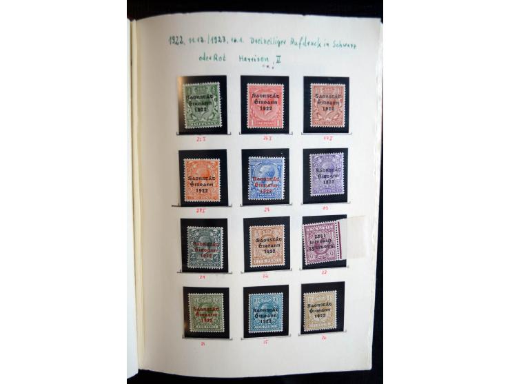 1922/1948, interessante gestempelte und ungebrauchte/postfrische Sammlung mit einigen besseren und kompletten Ausgaben sowie 