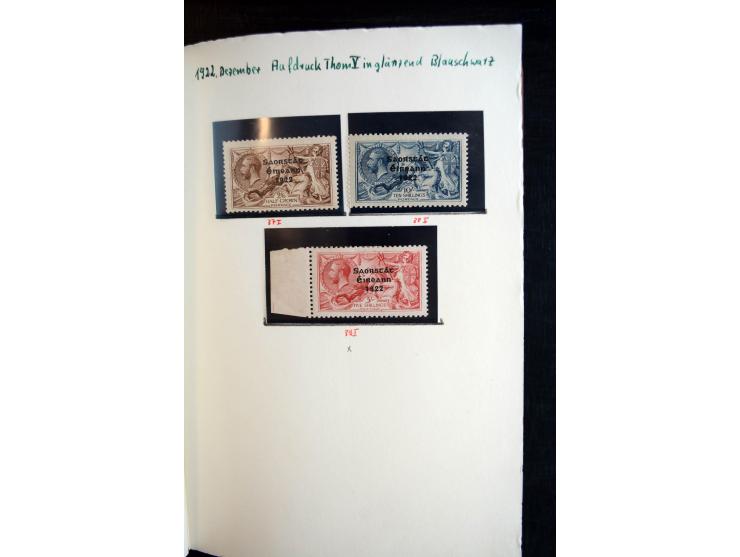 1922/1948, interessante gestempelte und ungebrauchte/postfrische Sammlung mit einigen besseren und kompletten Ausgaben sowie 