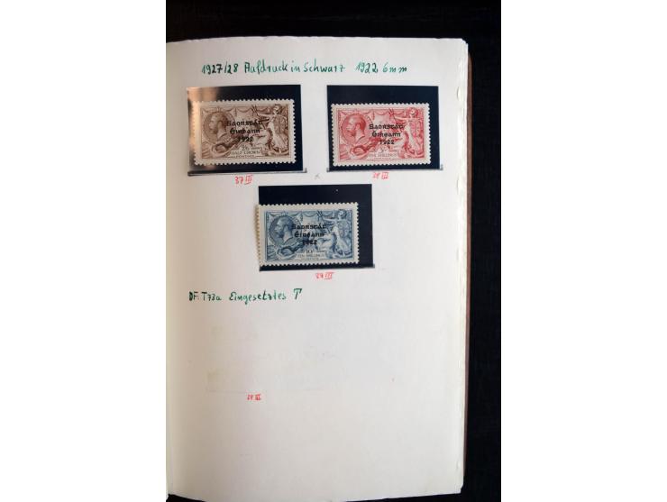 1922/1948, interessante gestempelte und ungebrauchte/postfrische Sammlung mit einigen besseren und kompletten Ausgaben sowie 