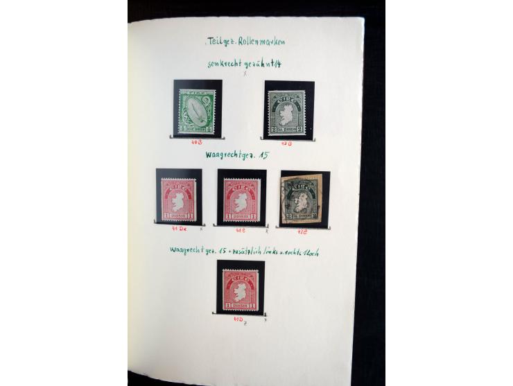1922/1948, interessante gestempelte und ungebrauchte/postfrische Sammlung mit einigen besseren und kompletten Ausgaben sowie 