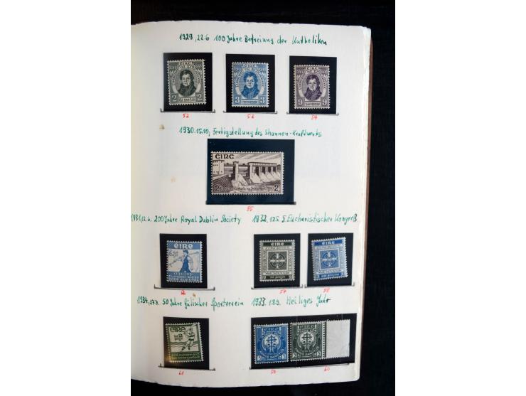 1922/1948, interessante gestempelte und ungebrauchte/postfrische Sammlung mit einigen besseren und kompletten Ausgaben sowie 