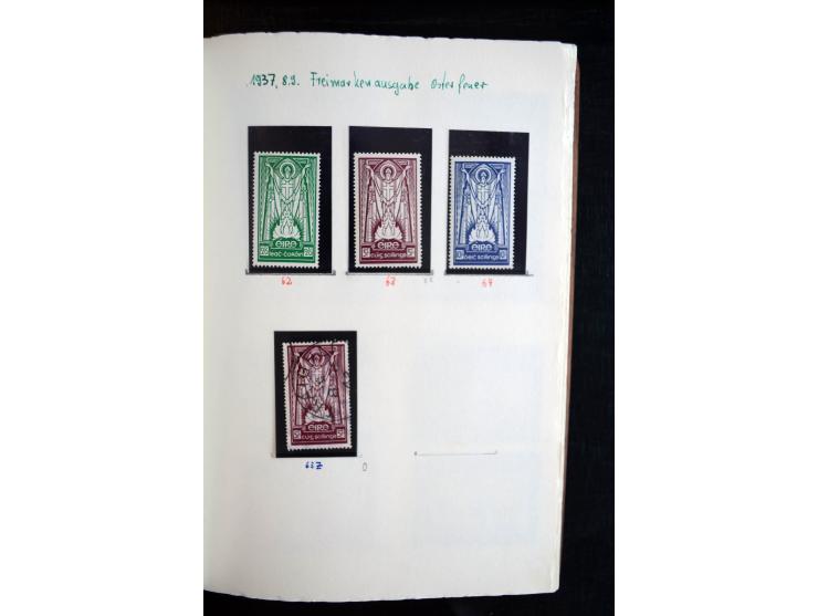 1922/1948, interessante gestempelte und ungebrauchte/postfrische Sammlung mit einigen besseren und kompletten Ausgaben sowie 