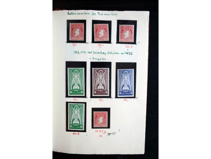 1922/1948, interessante gestempelte und ungebrauchte/postfrische Sammlung mit einigen besseren und kompletten Ausgaben sowie 