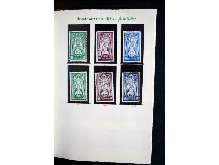 1922/1948, interessante gestempelte und ungebrauchte/postfrische Sammlung mit einigen besseren und kompletten Ausgaben sowie 