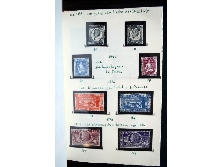 1922/1948, interessante gestempelte und ungebrauchte/postfrische Sammlung mit einigen besseren und kompletten Ausgaben sowie 
